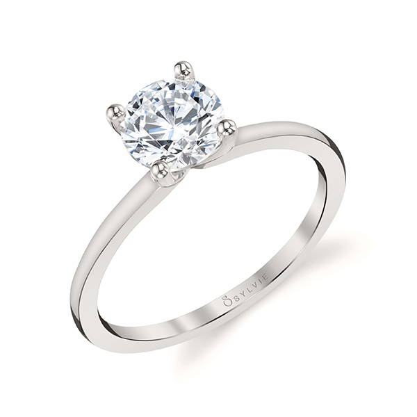 Round Solitaire Diamond Engagement Ring